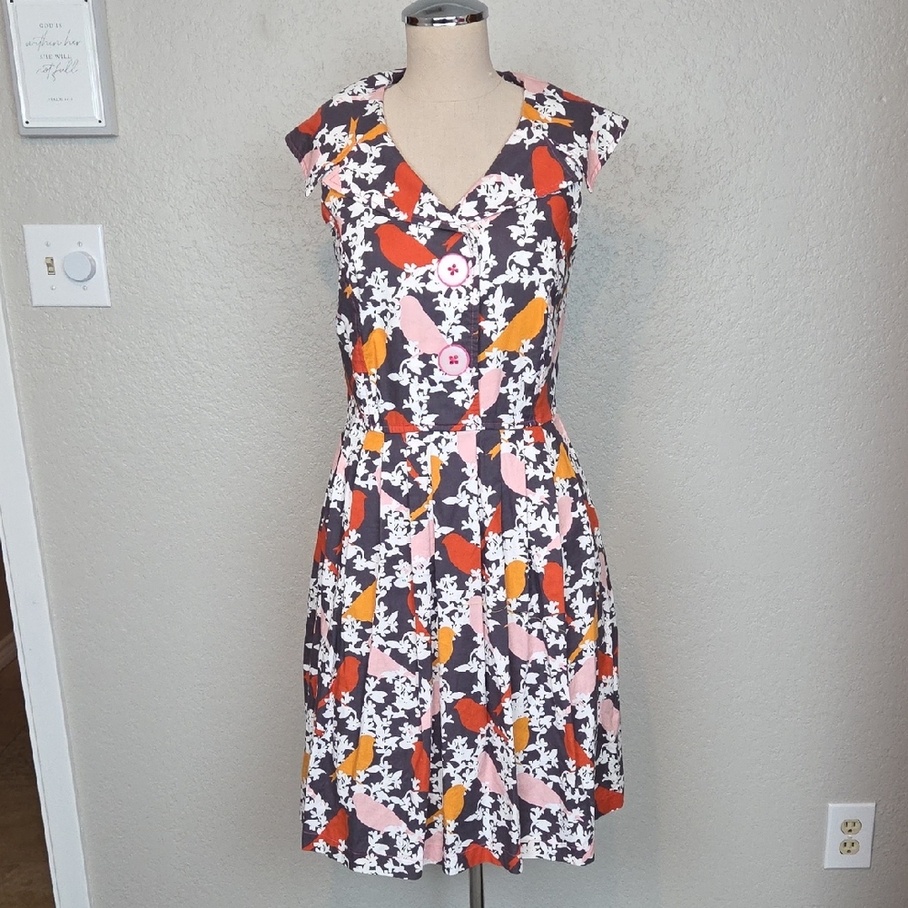 Beebop & Wally Rockabilly Pinup Dress Size S NWOT